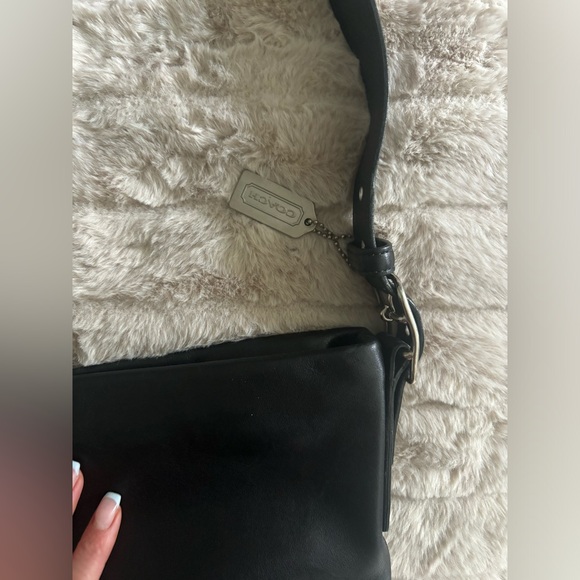 Vintage Black Coach legacy soho Bucket bag - Picture 6 of 8